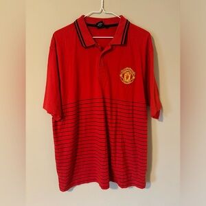 Manchester United Vintage Retro Official Polo Shirt Men’s US L